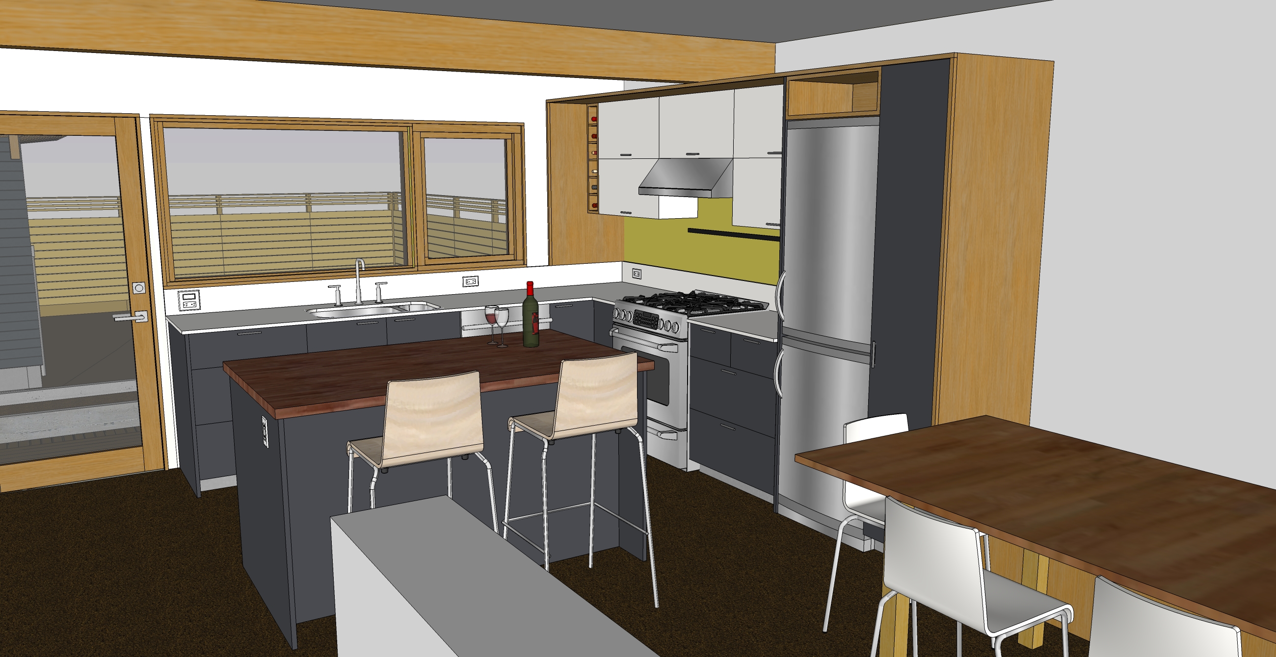 build a kitchen easily with sketchup